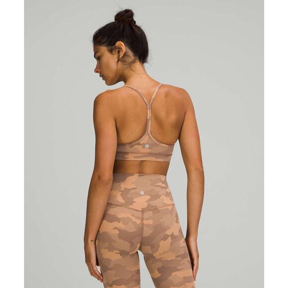 Lululemon Flow Y Bra Nulu *Light Support, Camo Size 2 - Picture 7 of 7
